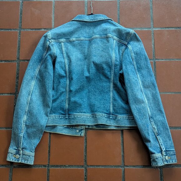 J. Crew Cropped Jean Jacket Size Large NWT - Picture 11 of 11